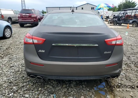 2019 Maserati Ghibli S z USA, uszkodzony, nr VIN ZAM57YTA6K1324972